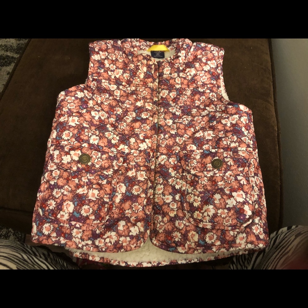 Baby gap fleece lined vest toddler 2 years